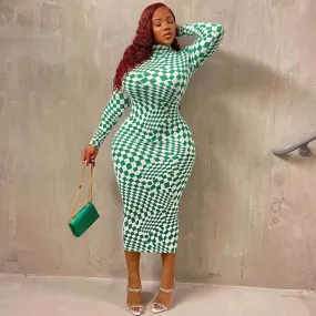 FUNHOUSE BODYCON MIDI