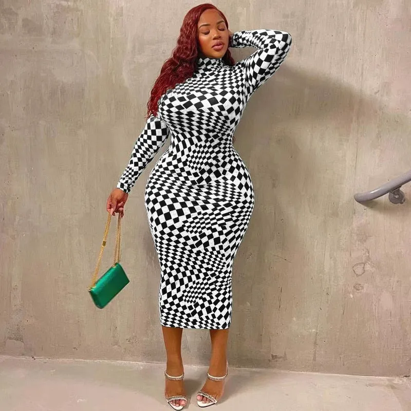 FUNHOUSE BODYCON MIDI