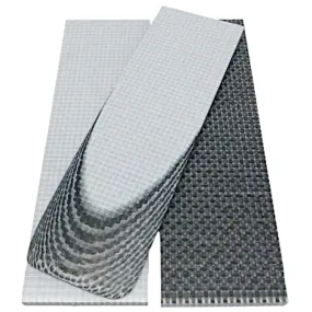 Fused Carbon Fiber   G10 Composite- WHITE- Scales