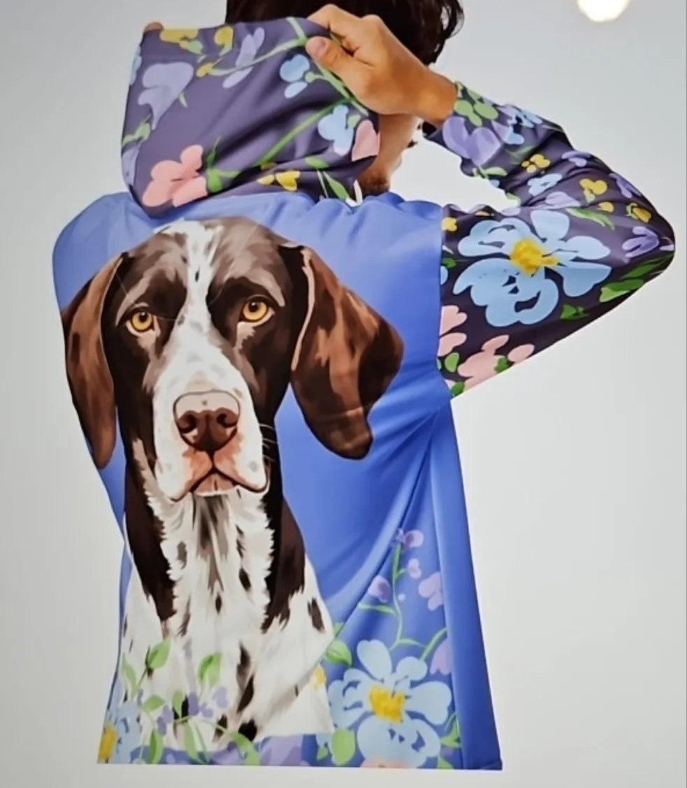 German Shorthaired Pointer Puppy Dog Hoodie Jacket Coat