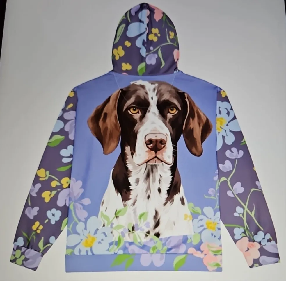 German Shorthaired Pointer Puppy Dog Hoodie Jacket Coat