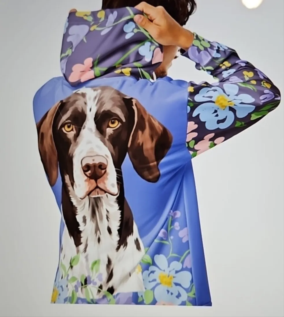German Shorthaired Pointer Puppy Dog Hoodie Jacket Coat