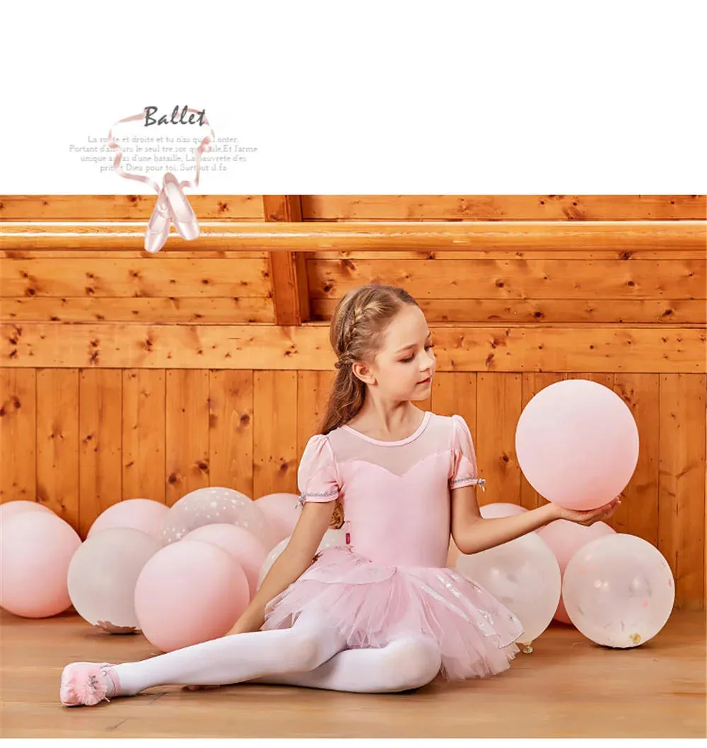 Girls Ballerina Dress  Snowflake Classical Dance Costume
