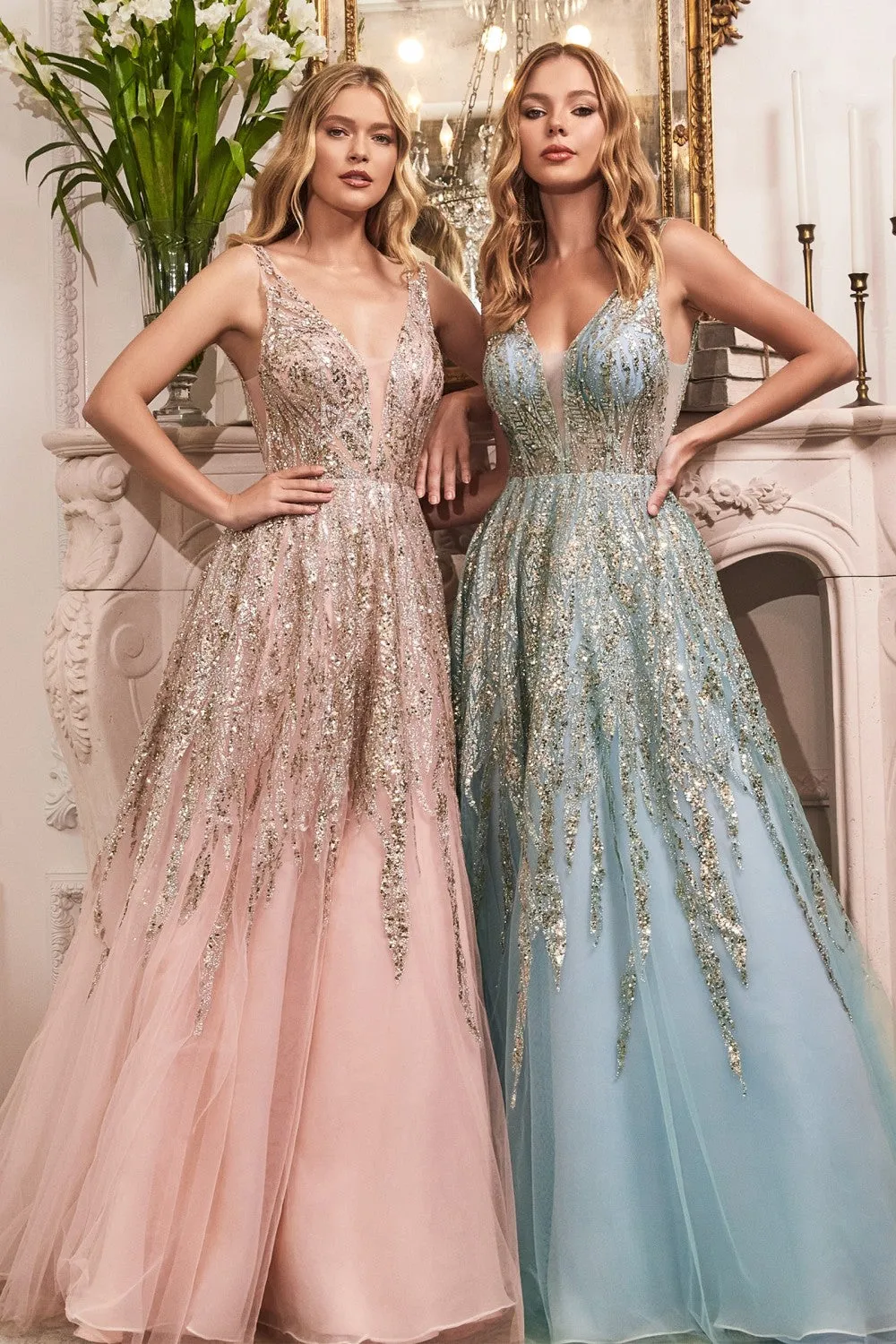 GLITTER BALL GOWN