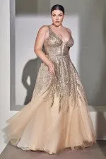 GLITTER BALL GOWN