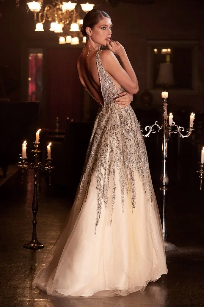 GLITTER BALL GOWN