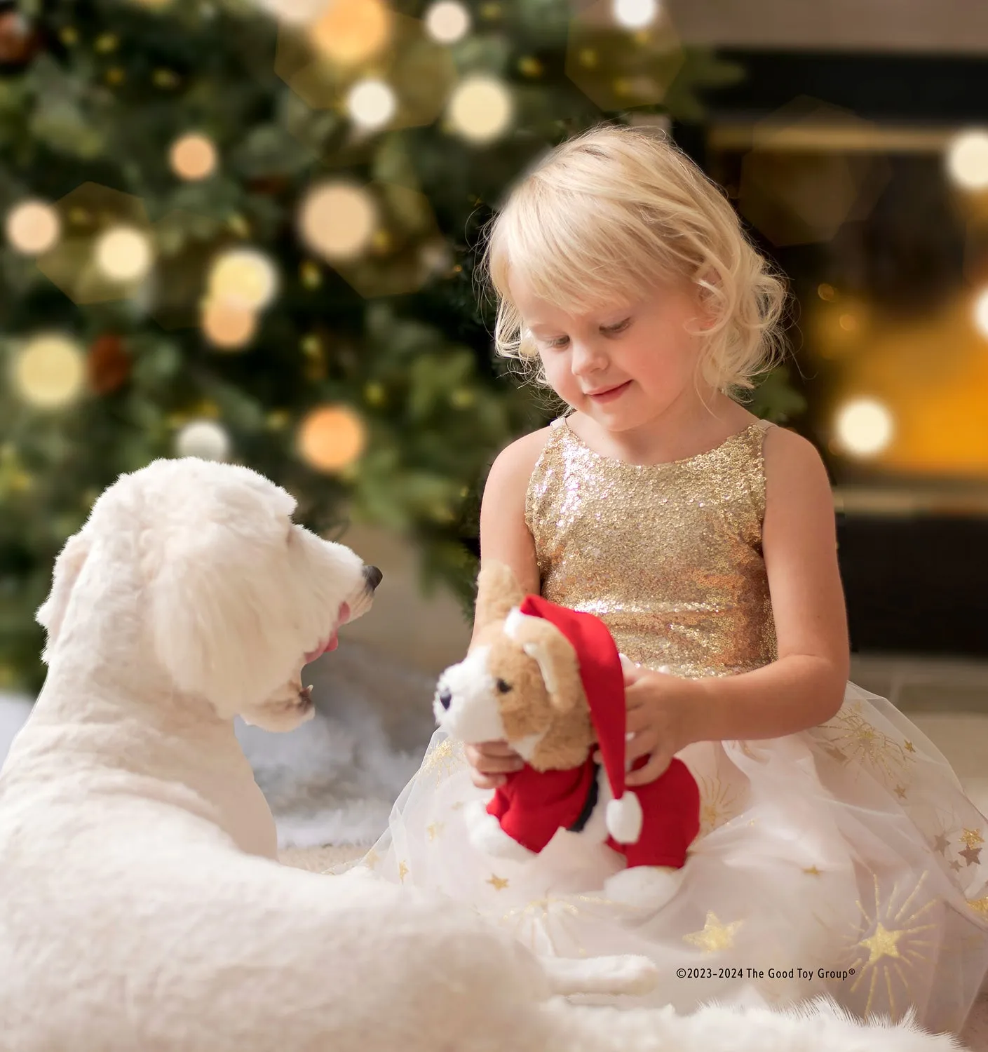 Gold Glam Party Dress Size 3-4
