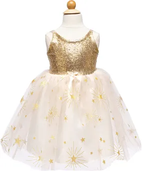 Gold Glam Party Dress Size 3-4
