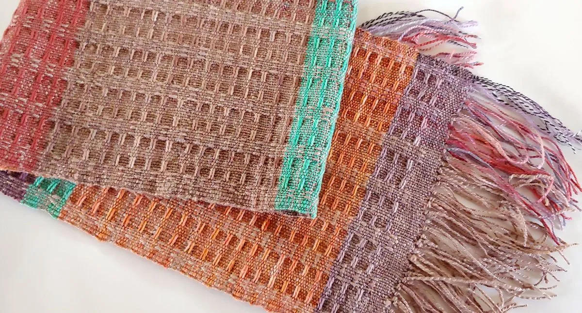 Handwoven scarf