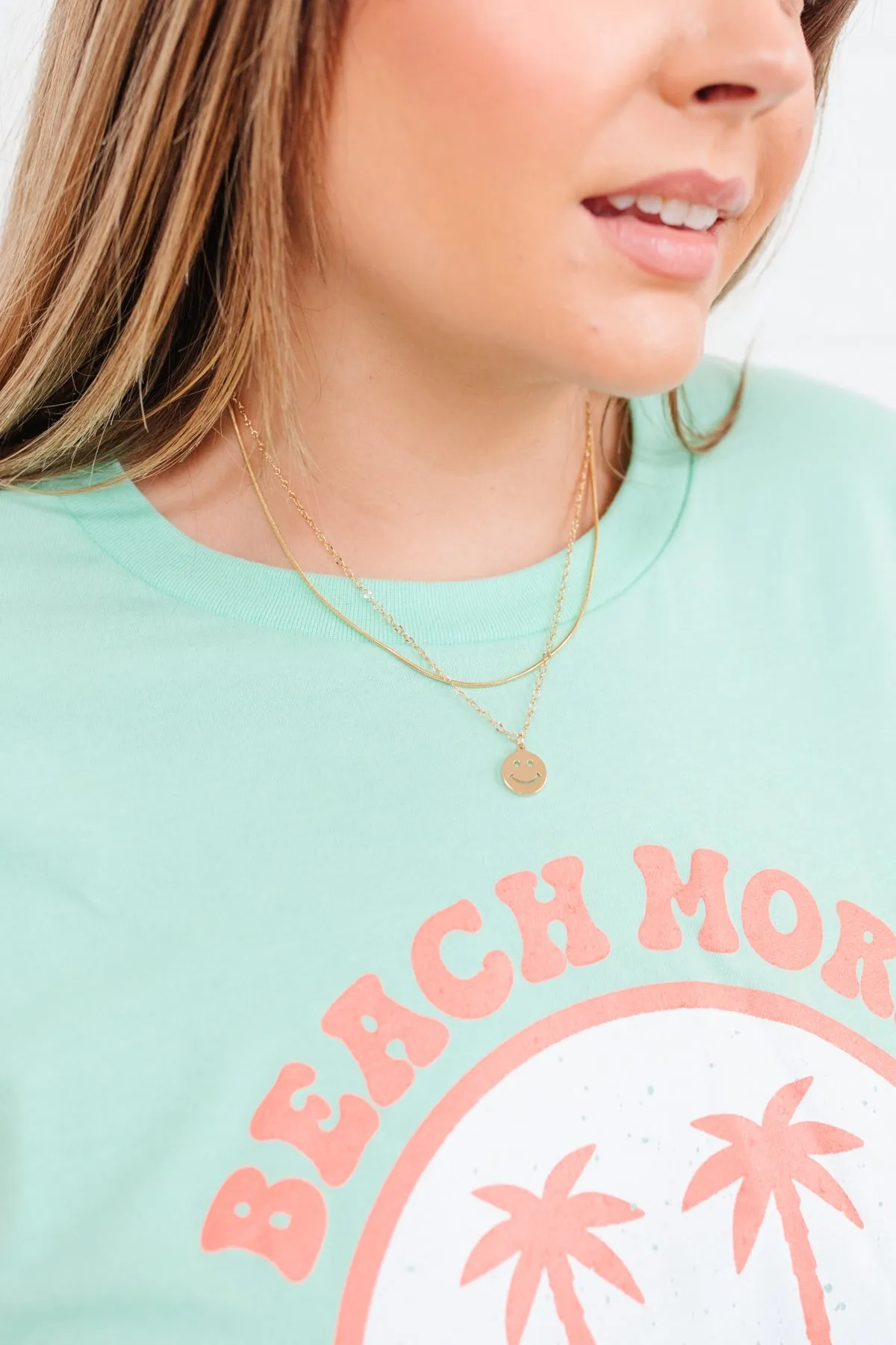 Happy To Be Here Layered Pendant