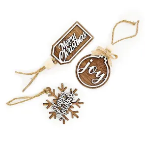 Holiday Present Tags - SVG File for DIY Gift Tags Holiday Craft