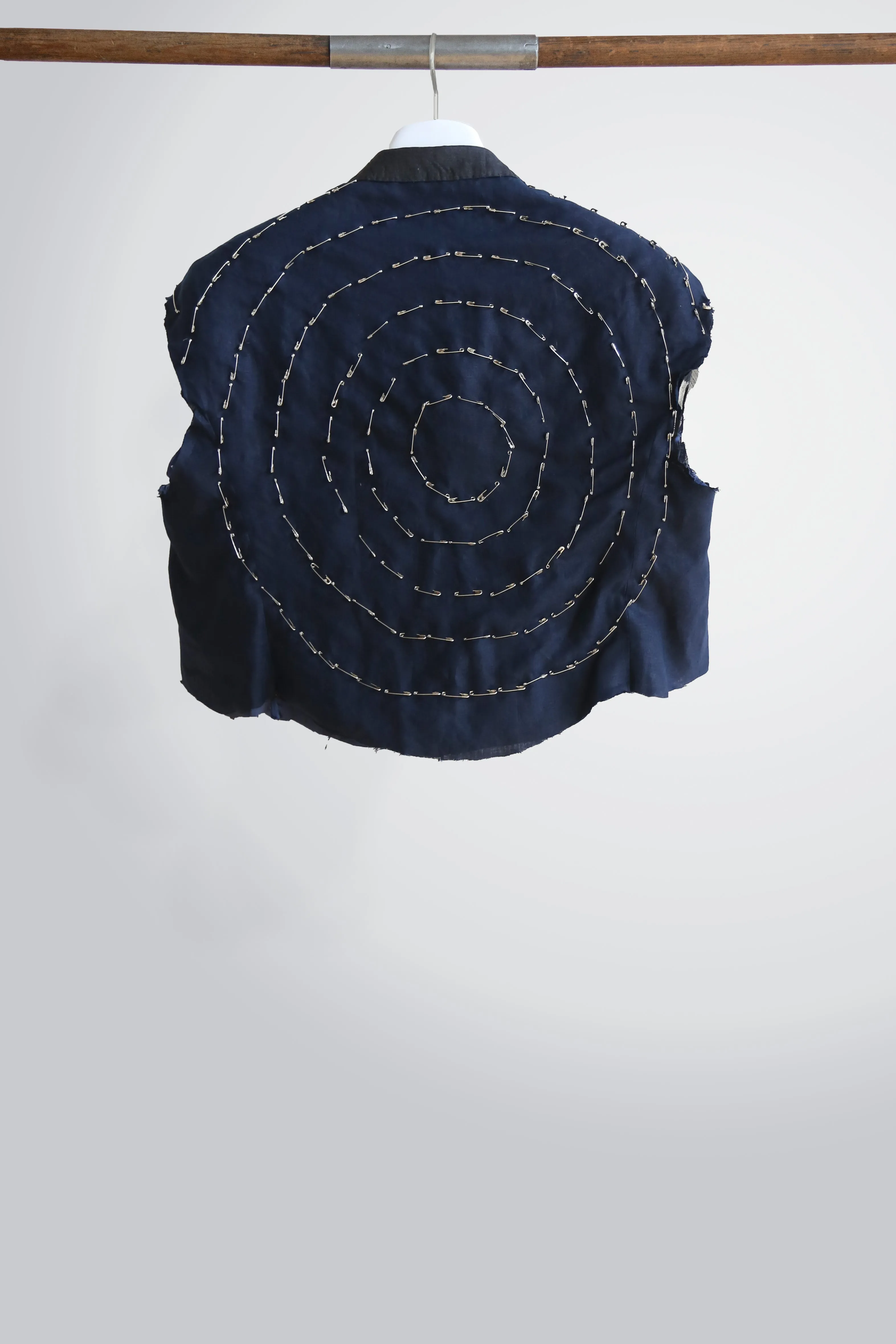 J A Lunar Linen Cropped Jacket