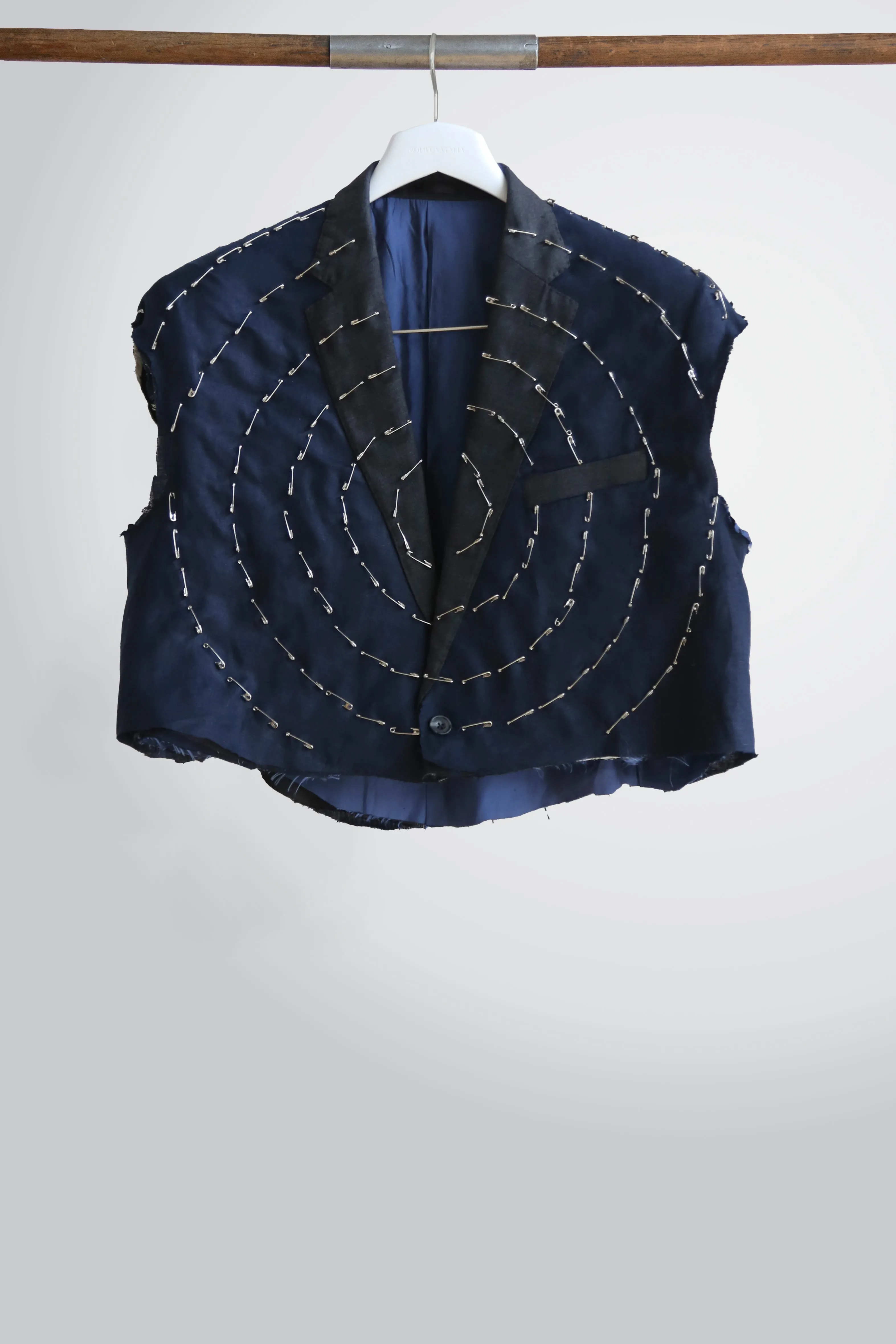 J A Lunar Linen Cropped Jacket