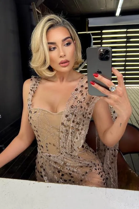 Jessica Bara Troye Stargazed Maxi Dress