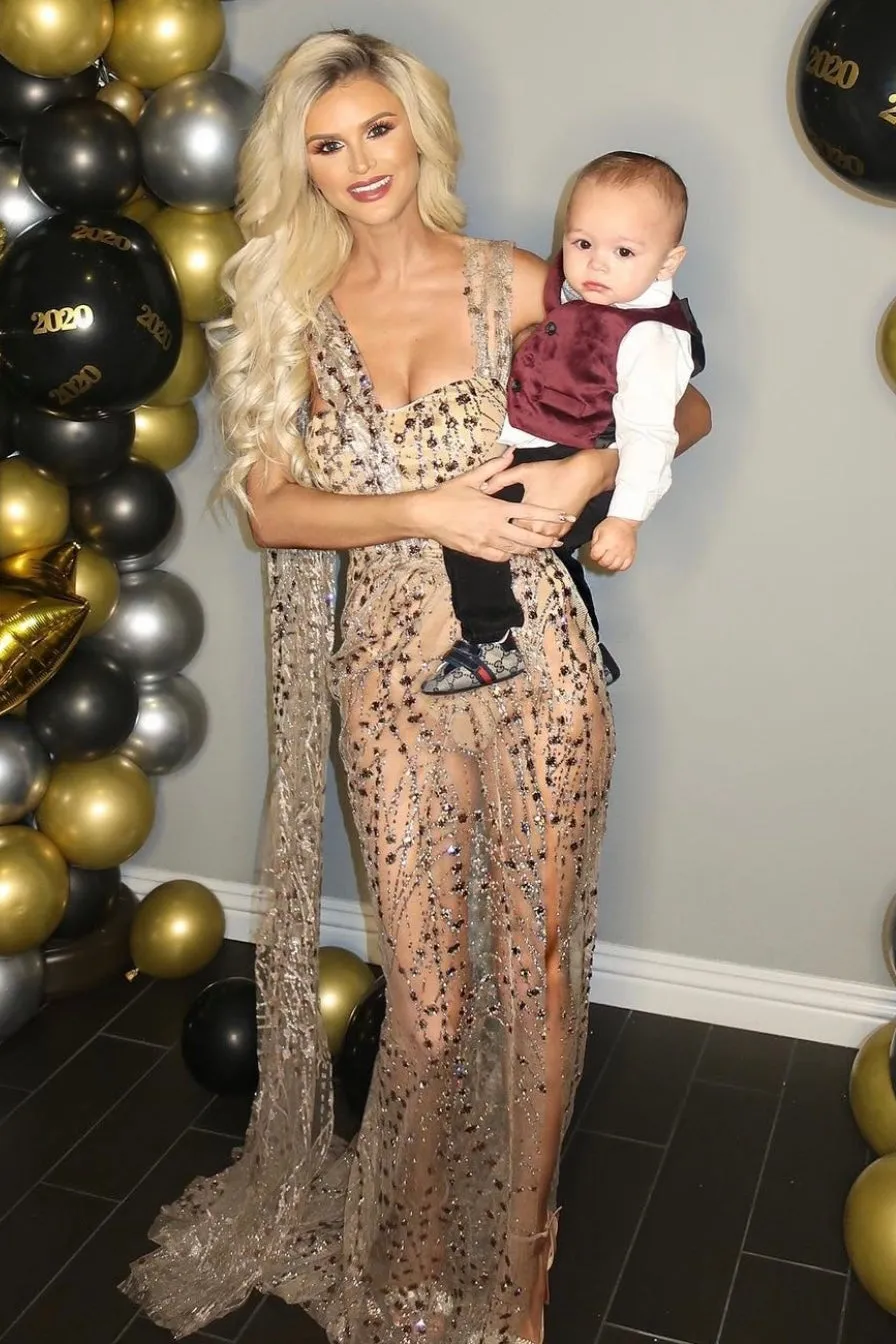 Jessica Bara Troye Stargazed Maxi Dress