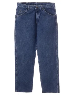 Label Flared Leg Men's Cropped Jeans