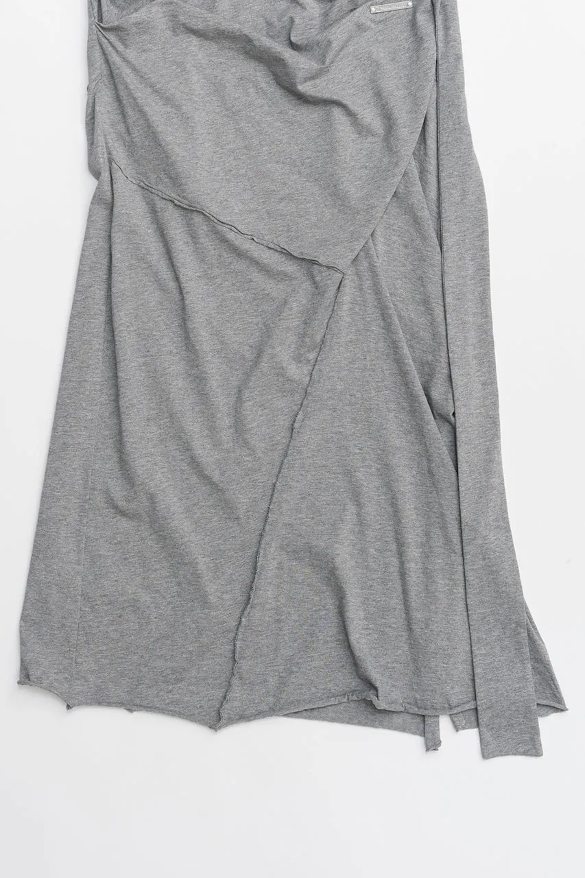 Layered Asymmetrical Drape Skirt - 2025 SUMMER