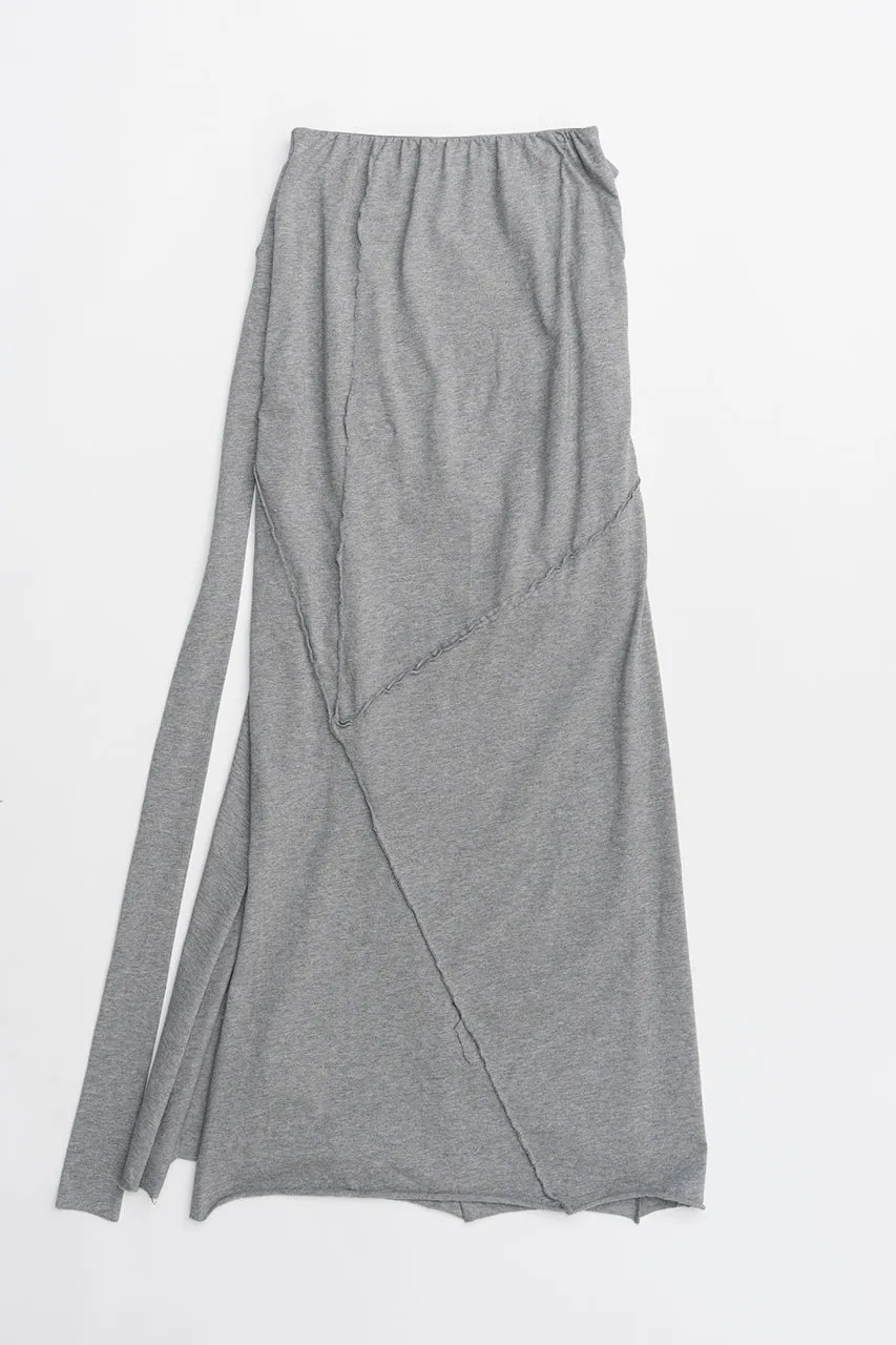 Layered Asymmetrical Drape Skirt - 2025 SUMMER