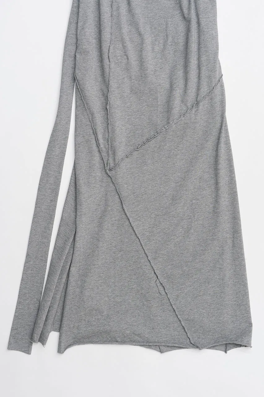 Layered Asymmetrical Drape Skirt - 2025 SUMMER