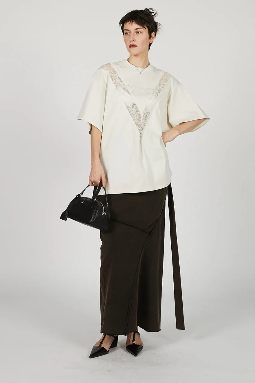 Layered Asymmetrical Drape Skirt - 2025 SUMMER