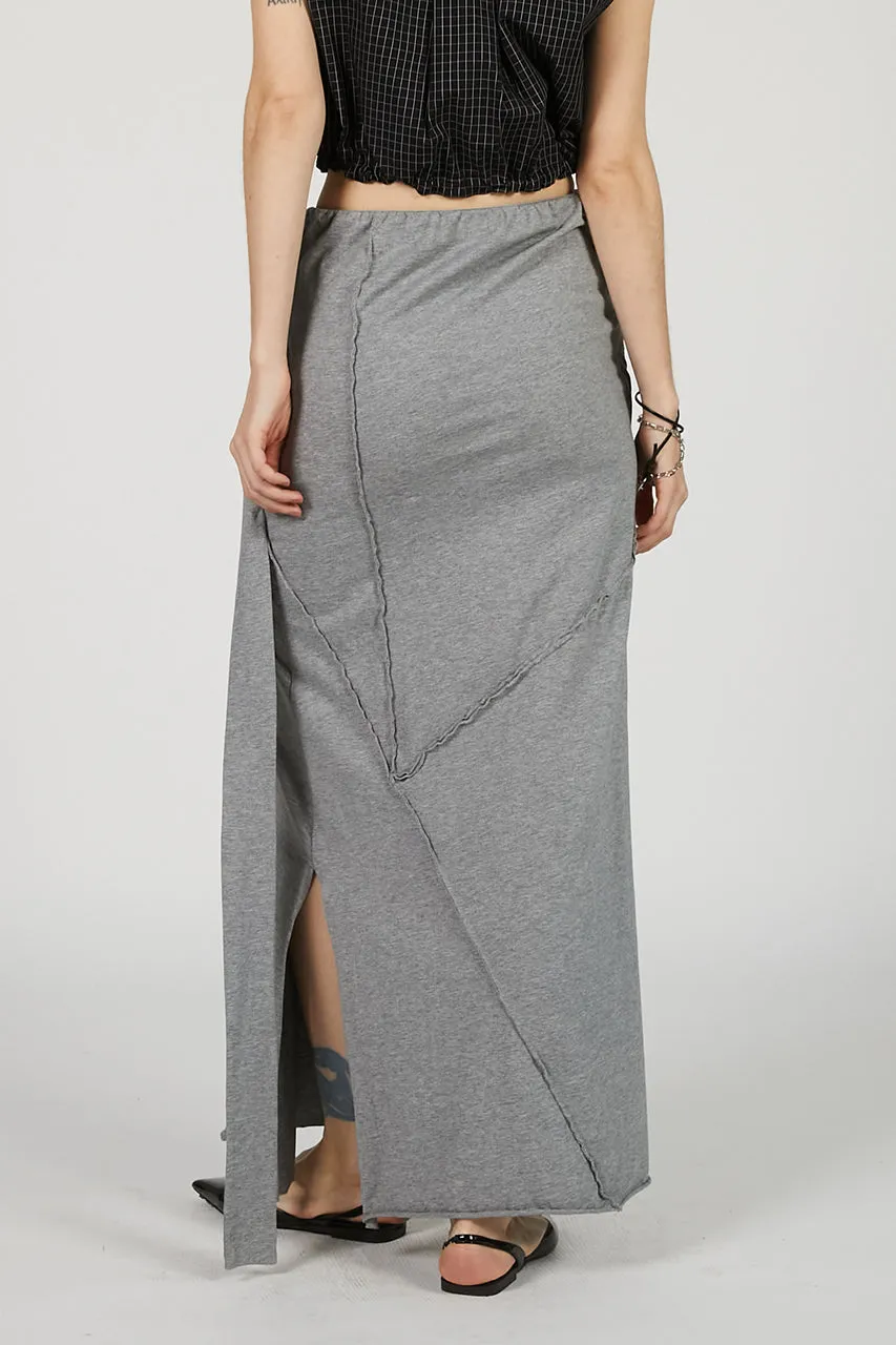 Layered Asymmetrical Drape Skirt - 2025 SUMMER