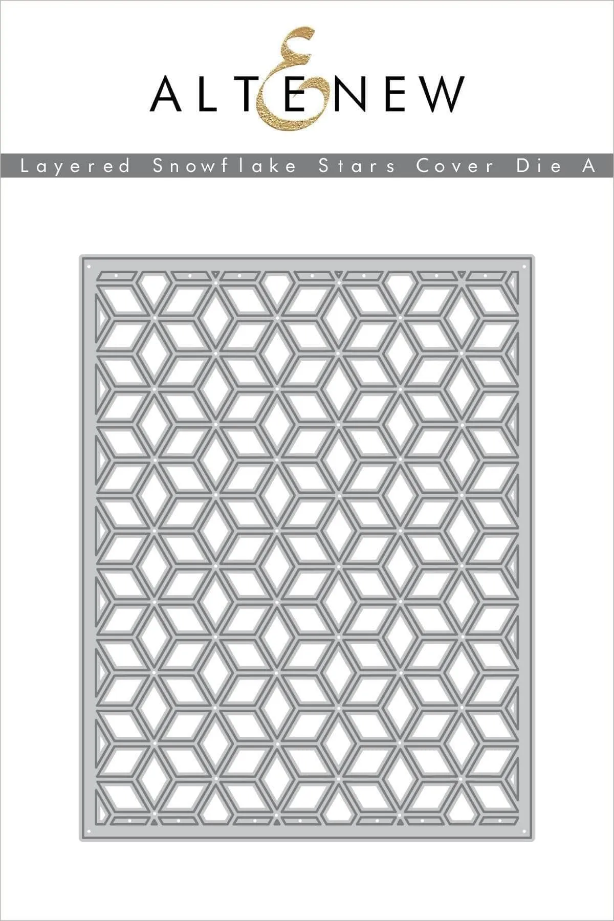 Layered Snowflake Stars Cover Die A B