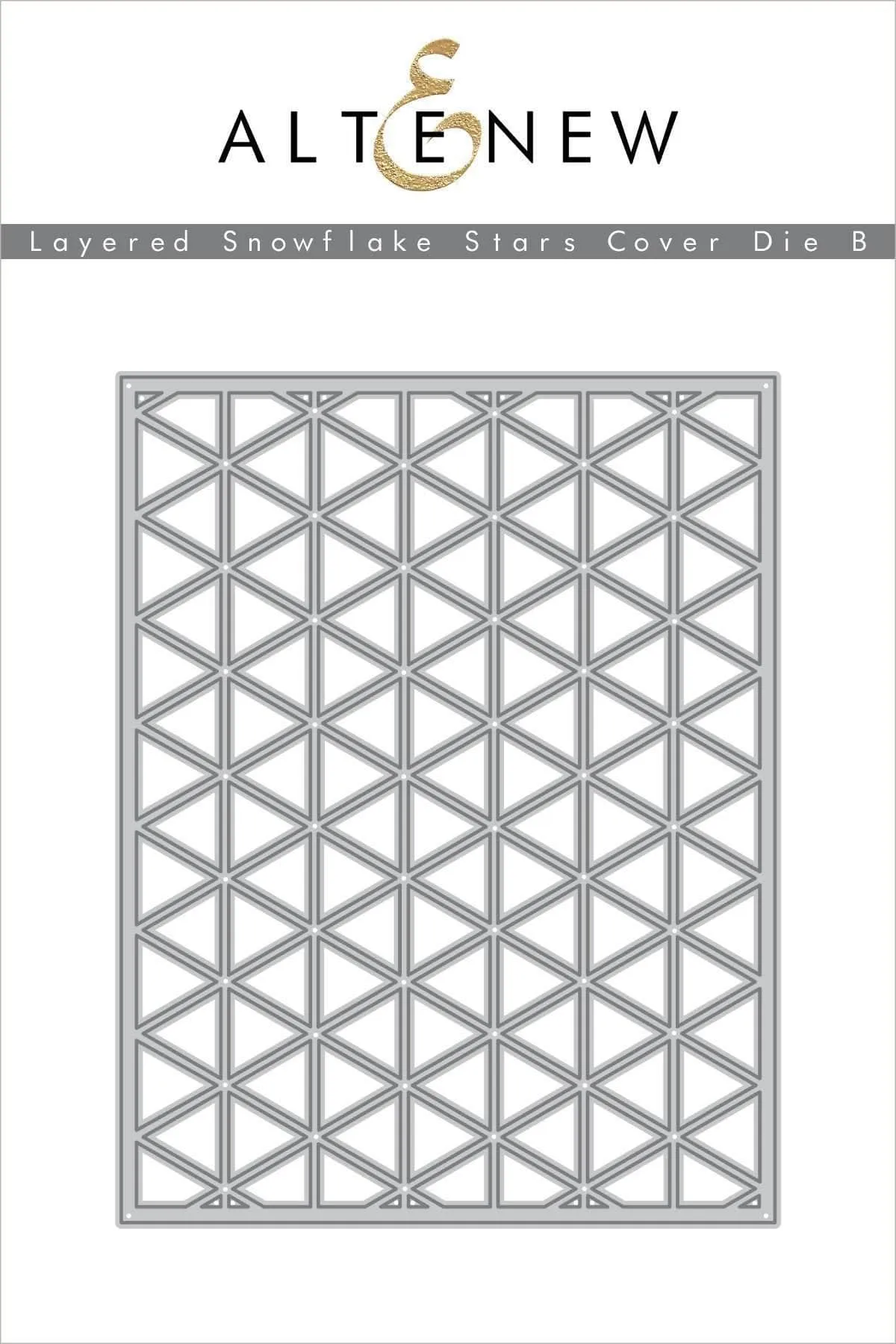 Layered Snowflake Stars Cover Die A B