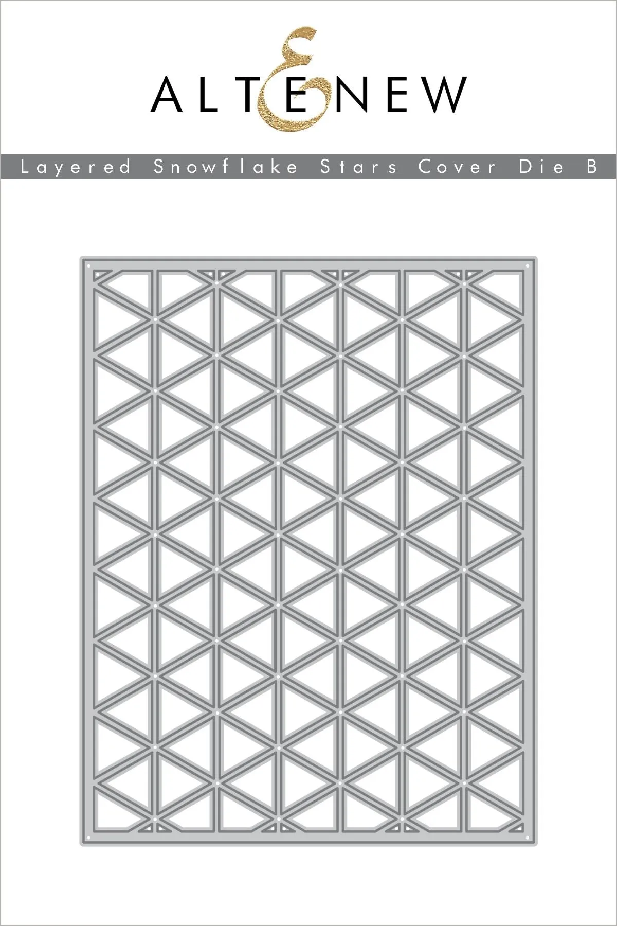 Layered Snowflake Stars Cover Die B