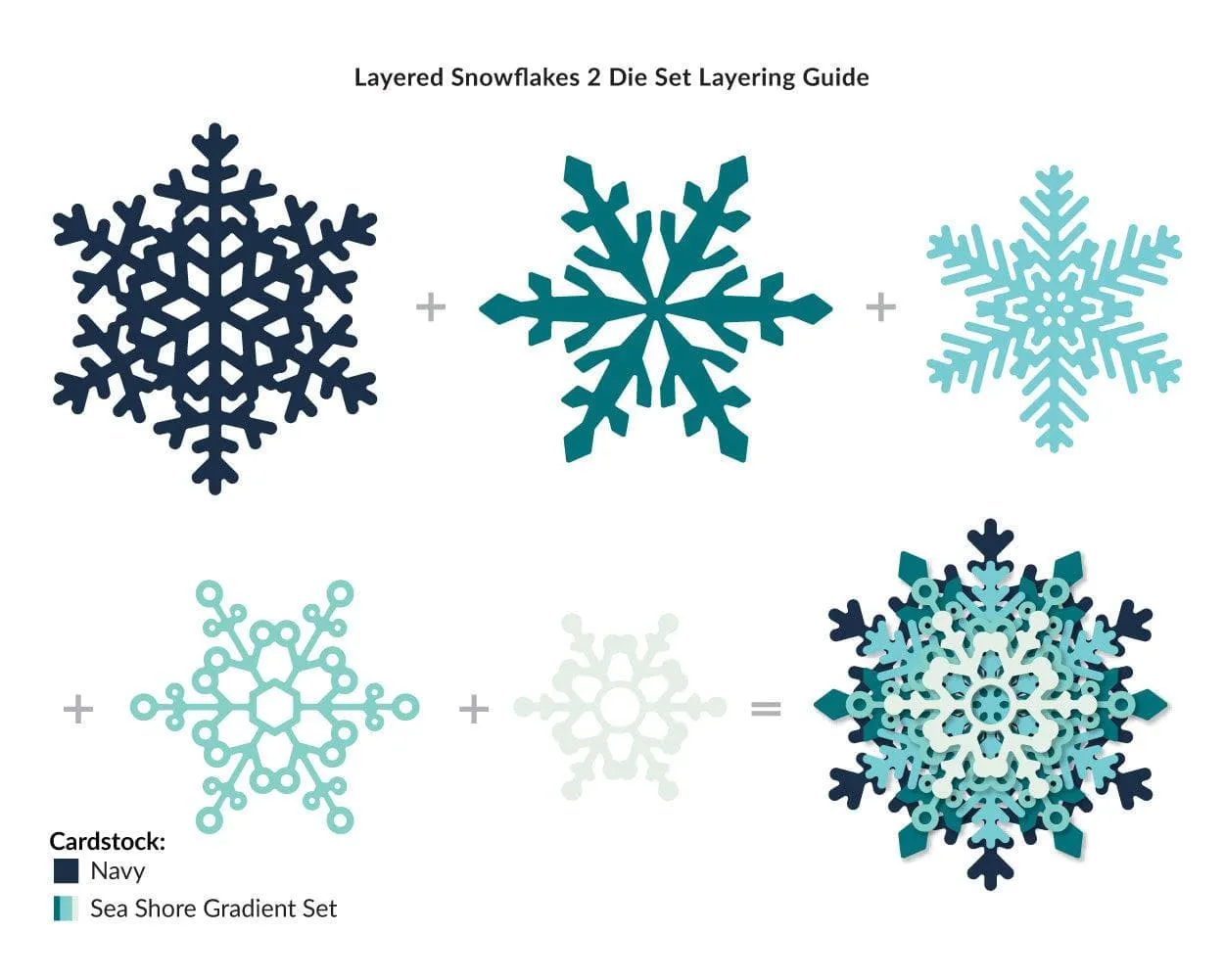 Layered Snowflakes 2 Die Set