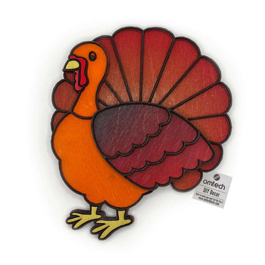 Layered Thanksgiving Turkey - SVG File for DIY Thanksgiving Craft