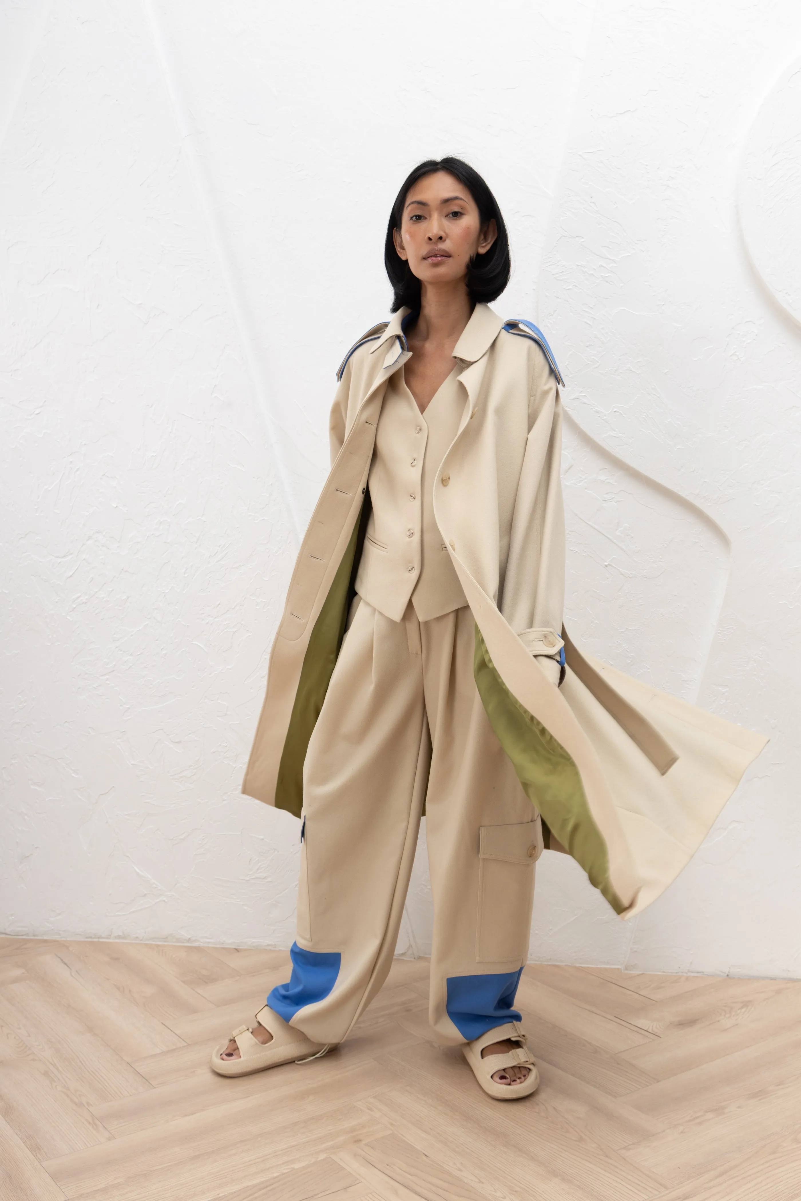 LENE Wool Coat - Beige