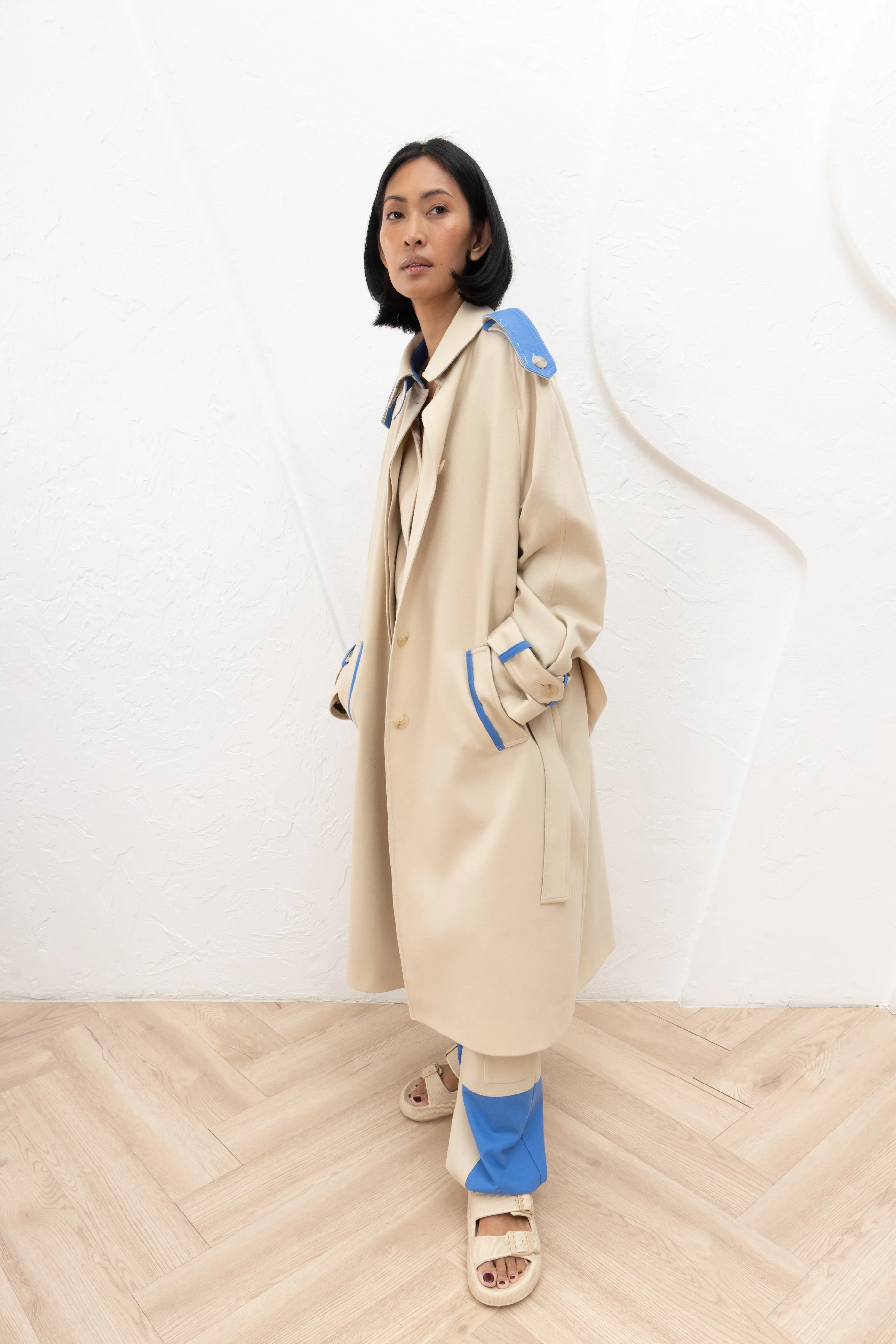 LENE Wool Coat - Beige
