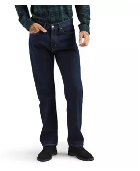 Levi's Dark Wash Relaxed Straight Denim Jeans S40196 Men's