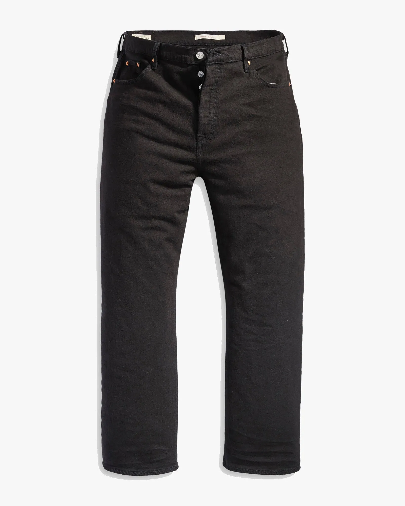 Levi's® Womens Plus Ribcage Straight Ankle Jeans - Black Sprout