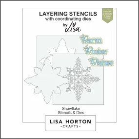 Lisa Horton Crafts Snowflake Stencils & Dies