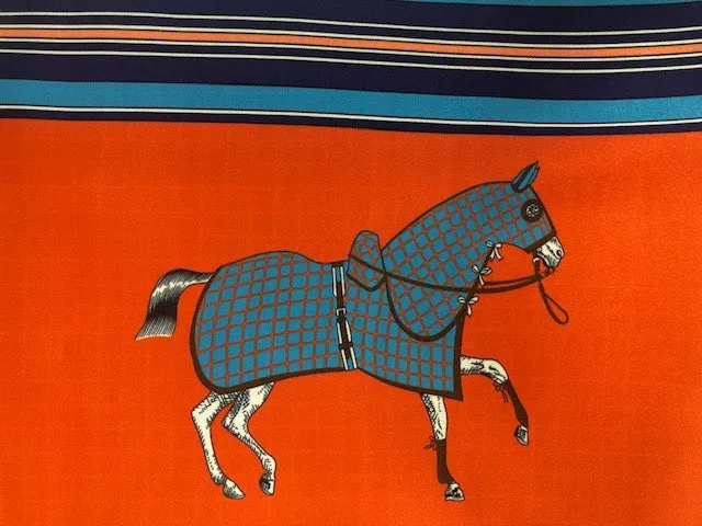 Long - Horses In blankets Scarf