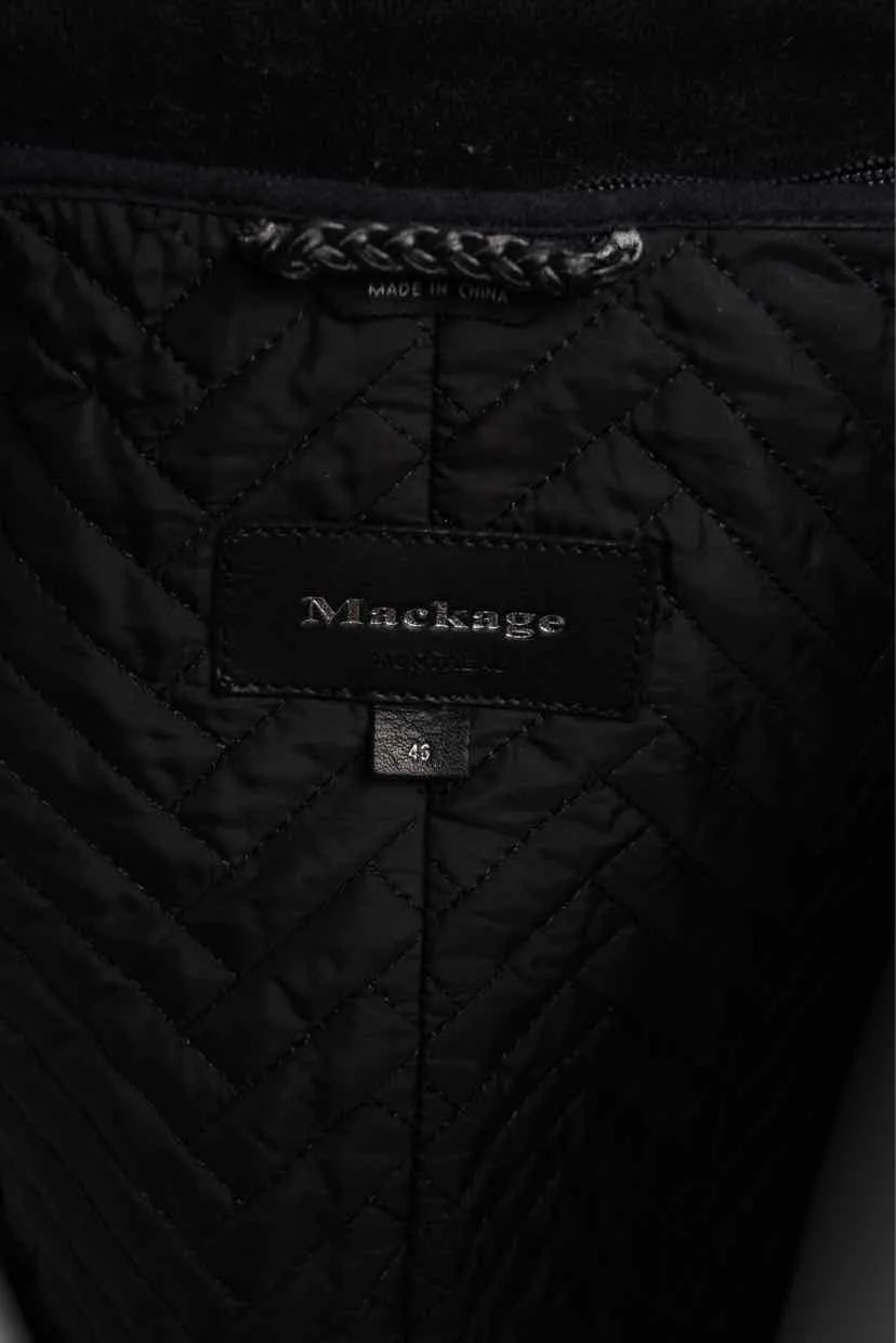 Mackage Size 46 Men's Wool Peacoat with detachable lining
