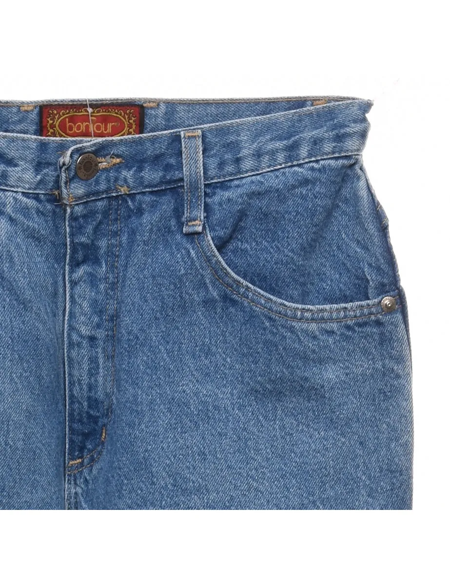 Medium Wash Tapered Jeans - W26 L28