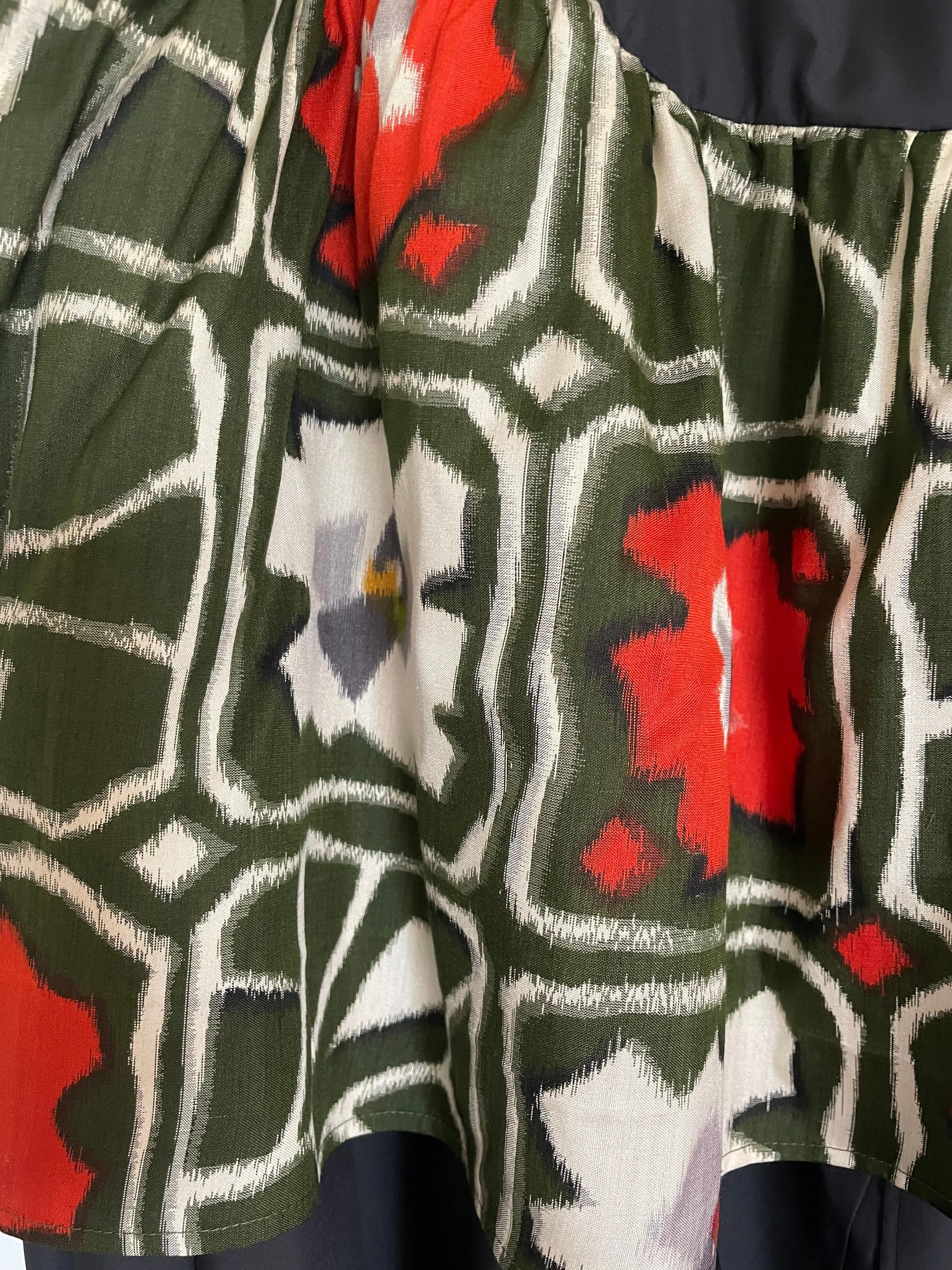 Meisen Layered Skirt Retro Green