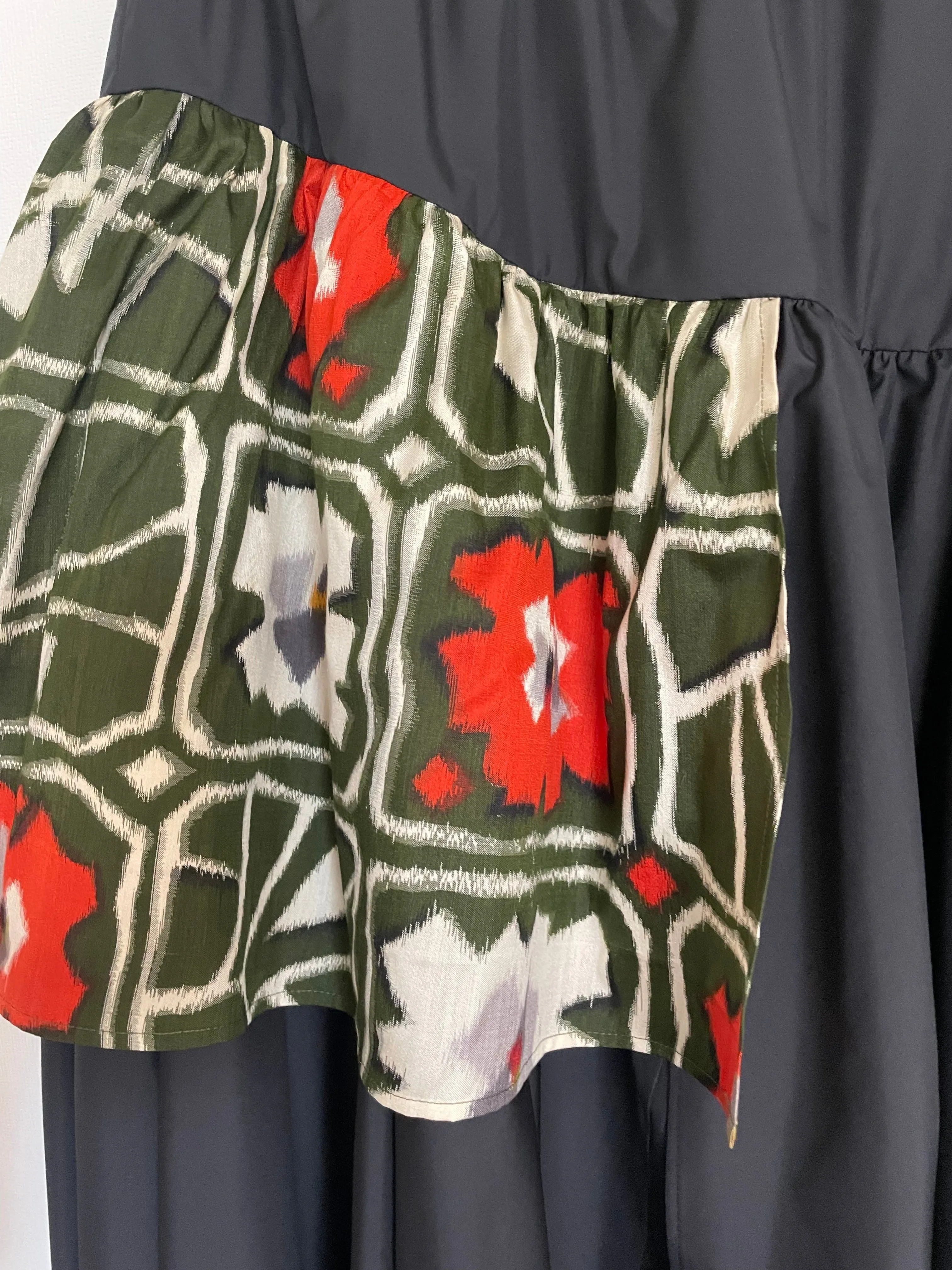 Meisen Layered Skirt Retro Green