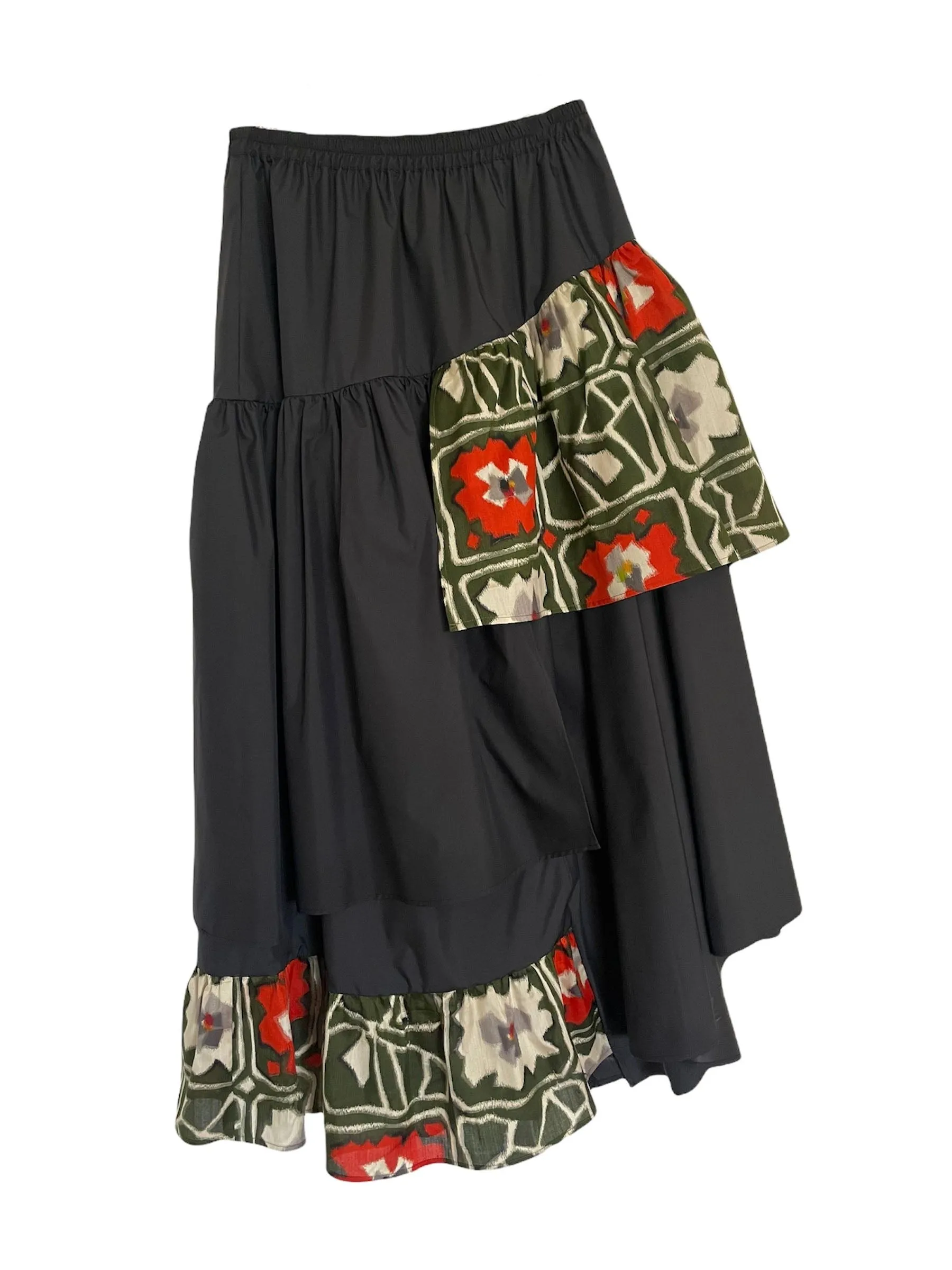 Meisen Layered Skirt Retro Green