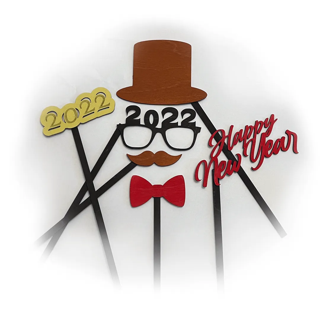 New Year's Eve Photo Kit - SVG File for New Year's Eve Party