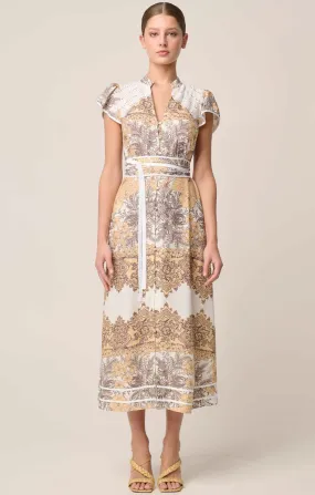 NOVIA EMBROIDERED MAXI DRESS