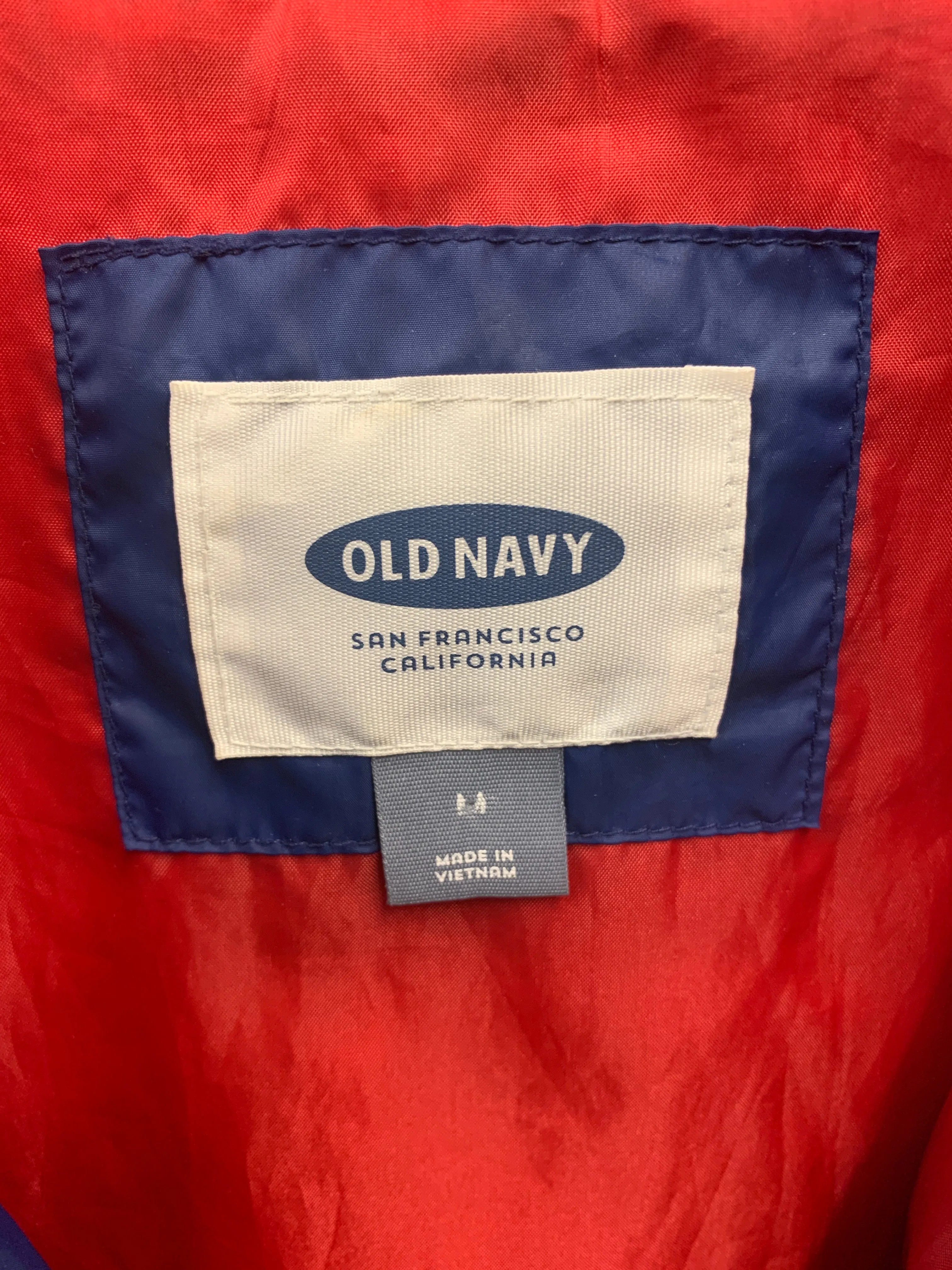 Old Navy Quilted Blue Coat Size M