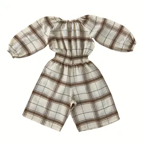 Overall Smocked Chenille Check