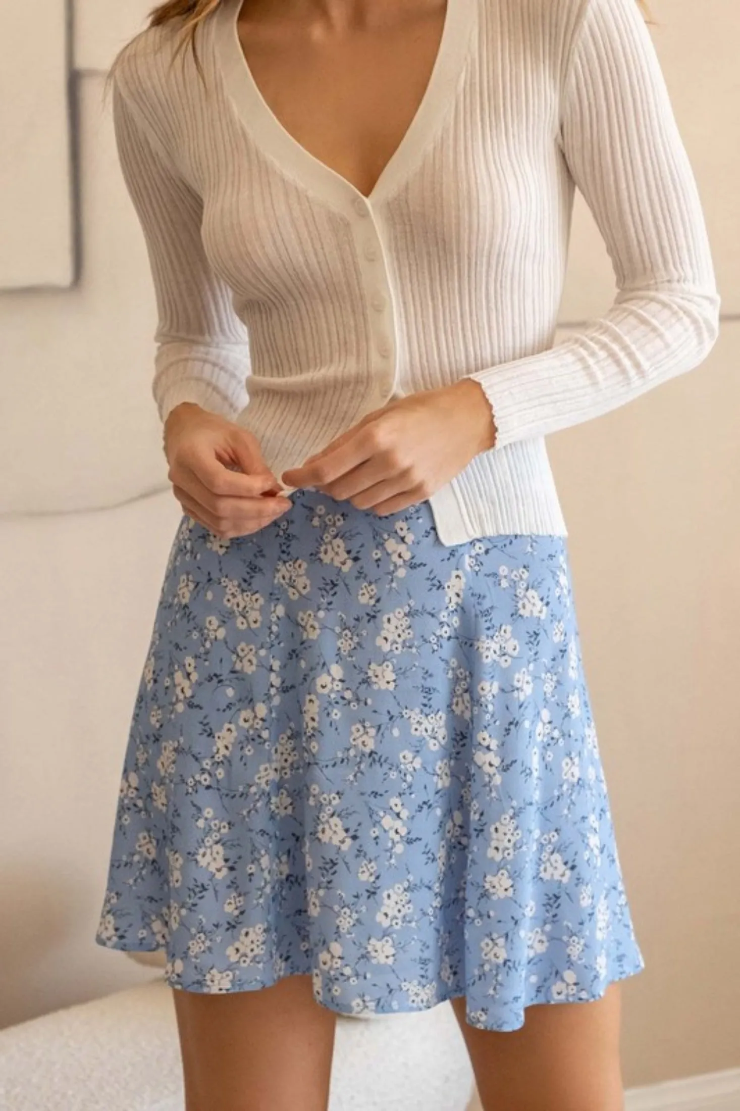 Paige Floral Mini Skirt