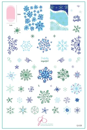 Perfectly Imperfect (CjS-328) - Clear Jelly Stamping Plate