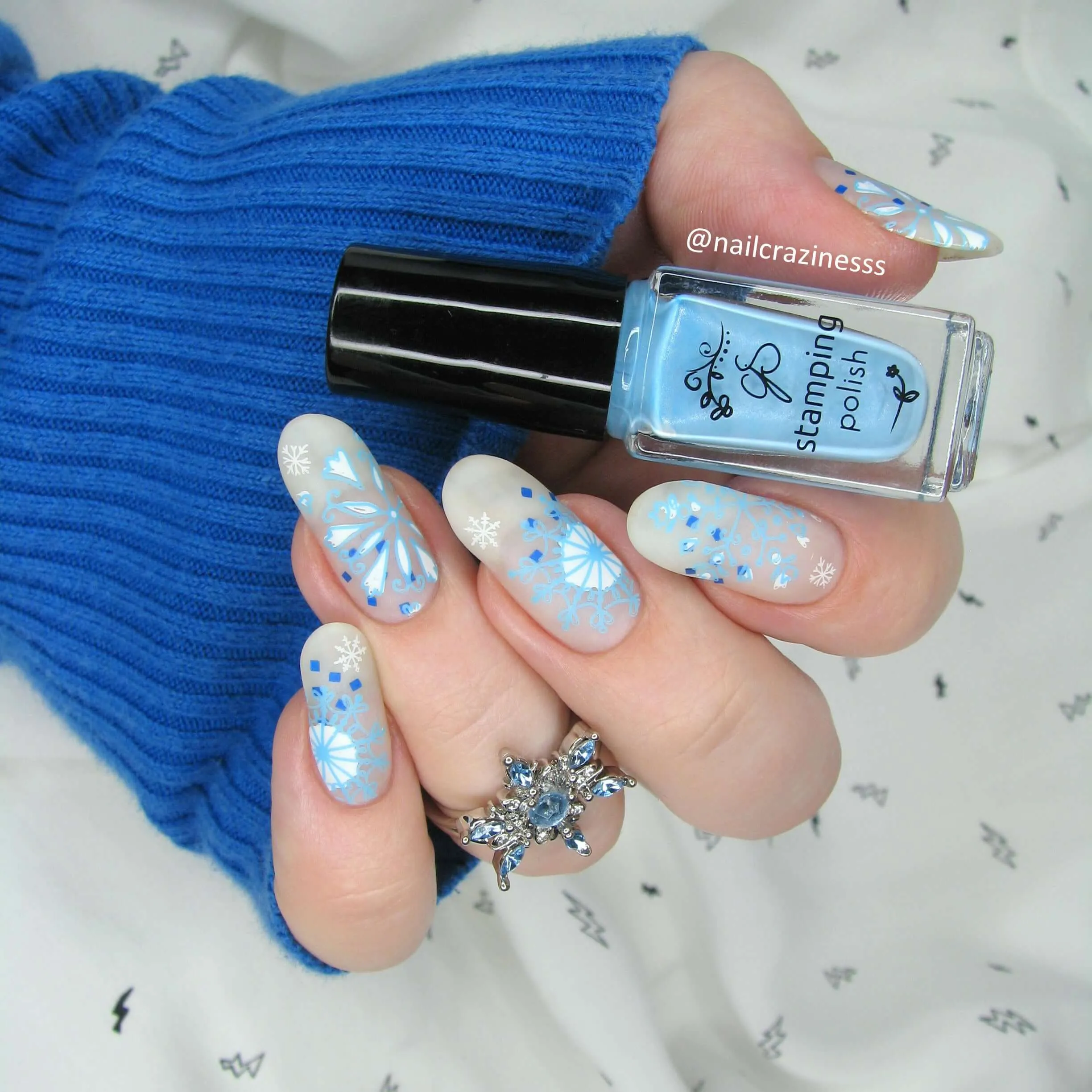 Perfectly Imperfect (CjS-328) Steel Nail Art Layered Stamping Plate