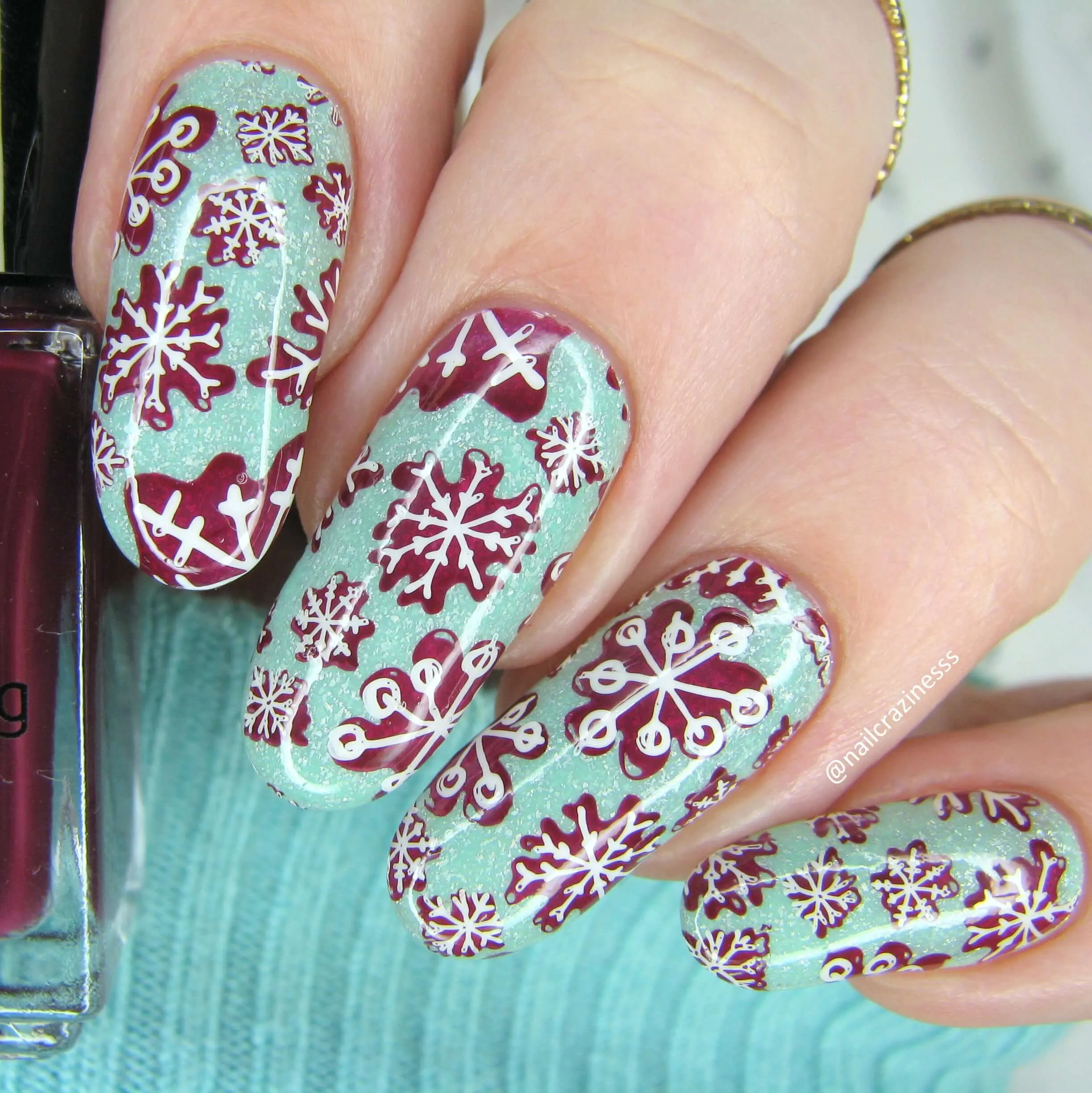 Perfectly Imperfect (CjS-328) Steel Nail Art Layered Stamping Plate