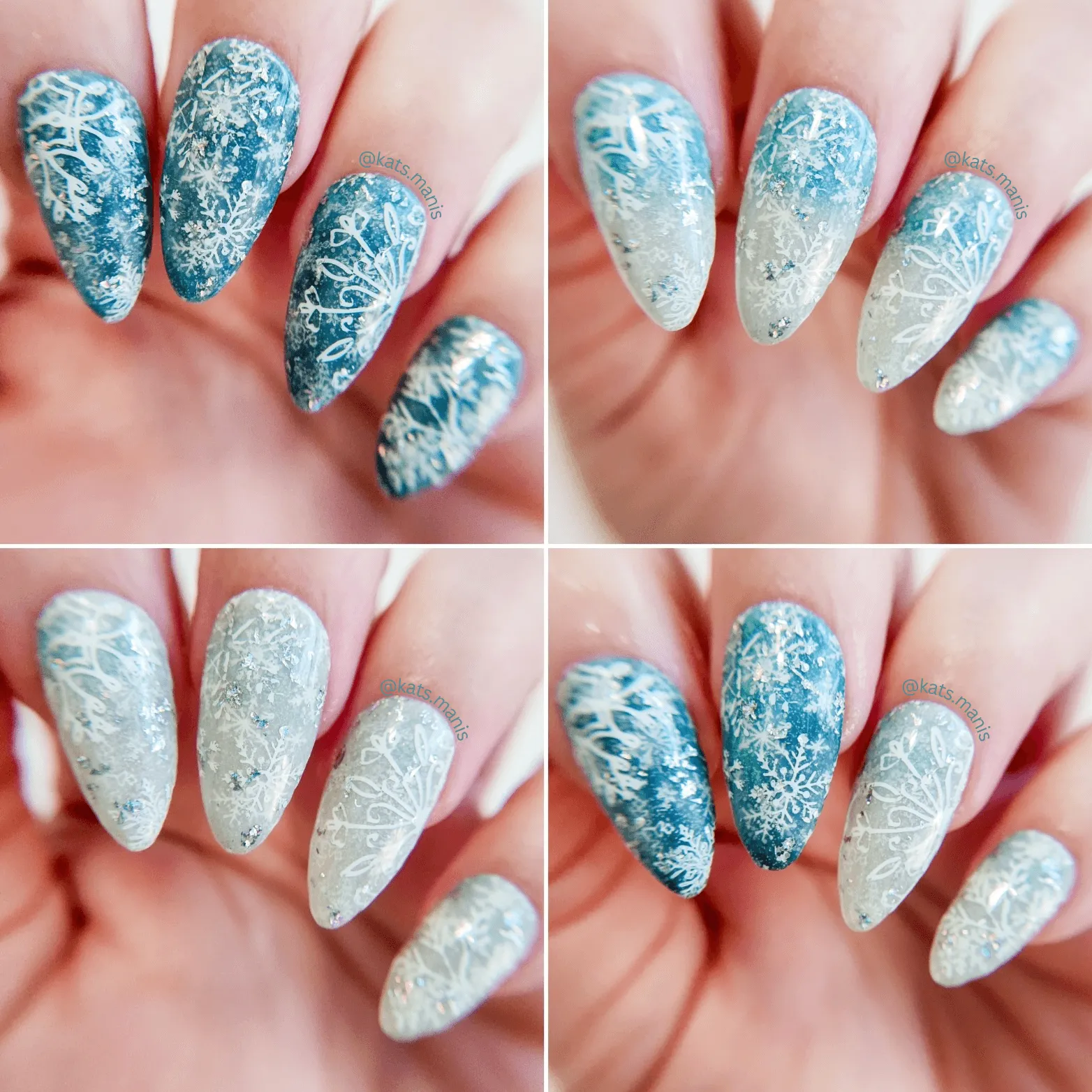 Perfectly Imperfect (CjS-328) Steel Nail Art Layered Stamping Plate